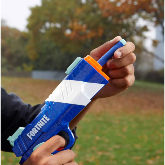 Nerf Fortnite Dual Pack Flint Knock Blasters  and Darts NWT - Picture 4 of 6